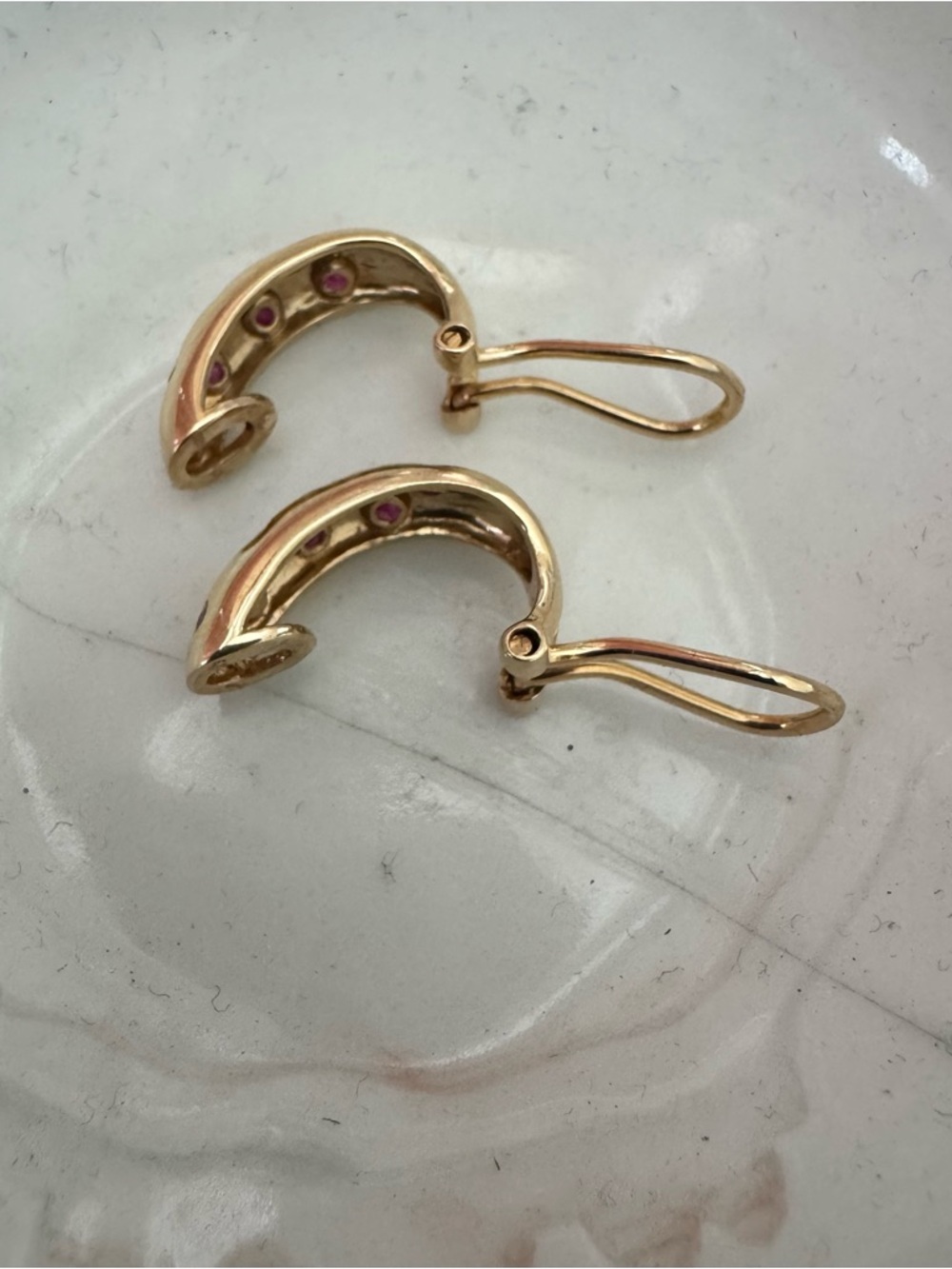 14K Clip-on Earrings - Picture 3 of 4